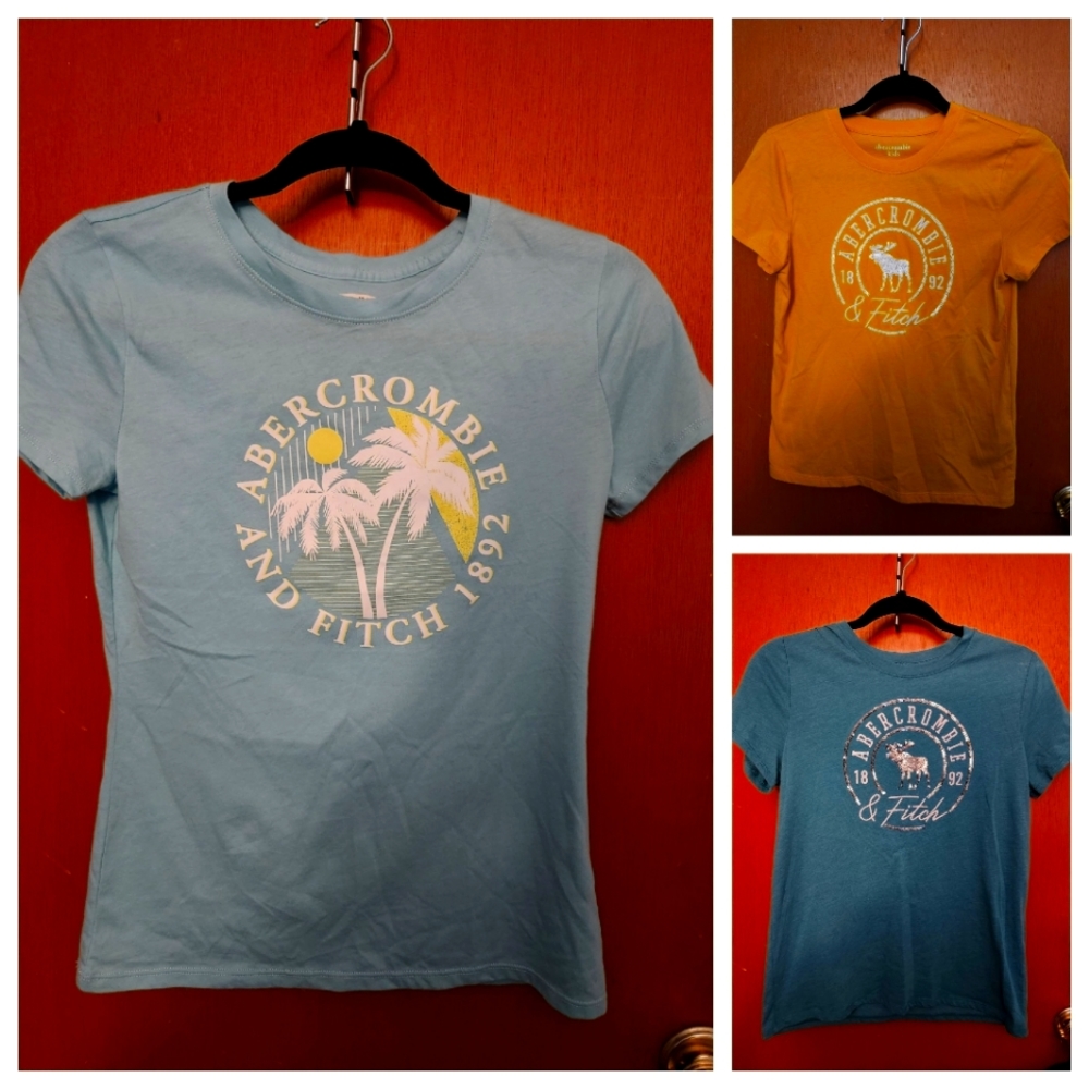 3pack Abercrombie & Fitch kids  (girls) t-shirts